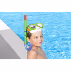 Bestway Masque et tuba de snorkeling Explora Essential pour les jeunes de 7 ans et plus - Vue supplémentaire 27