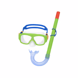 Bestway Masque et tuba de snorkeling Explora Essential pour les jeunes de 7 ans et plus