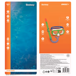 Bestway Masque et tuba de snorkeling Explora Essential pour les jeunes de 7 ans et plus - Vue supplémentaire 32