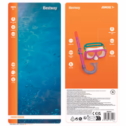 Bestway Masque et tuba de snorkeling Explora Essential pour les jeunes de 7 ans et plus - Vue supplémentaire 34