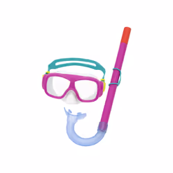 Bestway Masque et tuba de snorkeling Explora Essential pour les jeunes de 7 ans et plus - Vue supplémentaire 9