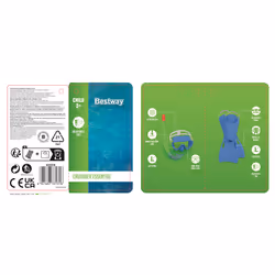 Bestway Kit masque tuba et palmes Crusader Essential Enfants 3 ans et plus - Vue supplémentaire 40