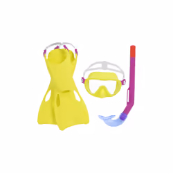 Bestway Kit masque tuba et palmes Crusader Essential Enfants 3 ans et plus - Vue supplémentaire 9