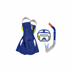 Bestway Kit palmes, masque et tuba Crusader pour les jeunes de 7 ans et plus - Vue supplémentaire 10
