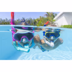 Bestway Kit palmes, masque et tuba Crusader pour les jeunes de 7 ans et plus - Vue supplémentaire 28