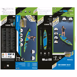 Bestway Hydro-Force Kit Paddle SUP gonflable Aqua Excursion Tech 3,81 m - Vue supplémentaire 56
