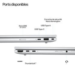 HP EliteBook 8 G1i 16 inch Notebook Next Gen AI PC Copilot+ PC Intel Core Ultra 5 226V PC portable 16" WUXGA 16Go RAM 512Go SSD Wi-Fi 7 Win11