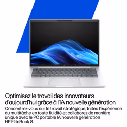 HP EliteBook 8 G1i 16 inch Notebook Next Gen AI PC Copilot+ PC Intel Core Ultra 5 226V PC portable 16" WUXGA 16Go RAM 512Go SSD Wi-Fi 7 Win11 - Vue supplémentaire 3