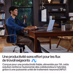 HP EliteBook 8 G1i 16 inch Notebook Next Gen AI PC Copilot+ PC Intel Core Ultra 5 226V PC portable 16" WUXGA 16Go RAM 512Go SSD Wi-Fi 7 Win11 - Vue supplémentaire 5