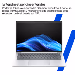 HP EliteBook 8 G1i 16 inch Notebook Next Gen AI PC Copilot+ PC Intel Core Ultra 5 226V PC portable 16" WUXGA 16Go RAM 512Go SSD Wi-Fi 7 Win11 - Vue supplémentaire 7