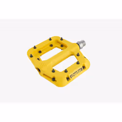 Race Face Chester Pedal, Mountain bicycle (MTB), Nylon, Noir, Jaune, Acier, 9/16", Pédales plate-forme