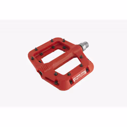 Race Face Chester Pedal, Mountain bicycle (MTB), Nylon, Rouge, Acier, 9/16", Pédales plate-forme