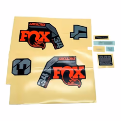 Kit de décalcomanie Fox 2022 34 SC F-S Logo Fork - FOX RACING - Kit de décalcomanie