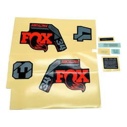 Kit de décalcomanie Fox 2022 34 SC F-S Logo Fork - FOX RACING - Kit de décalcomanie