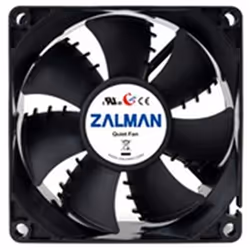 Zalman ZM-F1 PLUS(SF), Ventilateur, 8 cm, 2000 tr/min, 20 dB, 23 dB, Noir