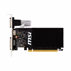 MSI G7102D3HP, GeForce GT 710, 2 Go, GDDR3, 64 bit, 1600 MHz, PCI Express x16 2.0