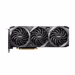 MSI VENTUS GeForce RTX 3060 3X, GeForce RTX 3060, 12 Go, GDDR6, 192 bit, 7680 x 4320 pixels, PCI Express 4.0