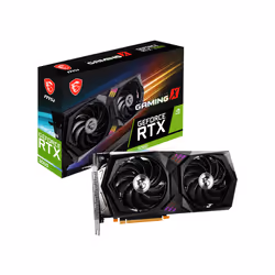 MSI GAMING GeForce RTX 3060 X 12G, GeForce RTX 3060, 12 Go, GDDR6, 192 bit, 7680 x 4320 pixels, PCI Express 4.0