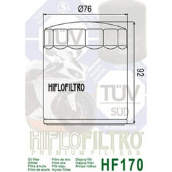Hiflofiltro Filtre à huile Chrome - HF170C