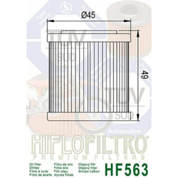 Hiflofiltro Filtre à huile - HF563