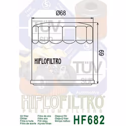 Hiflofiltro Filtre à huile - HF682