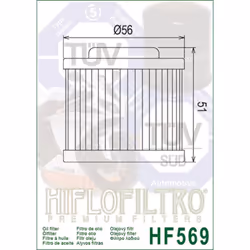 Hiflofiltro Filtre à huile - HF569