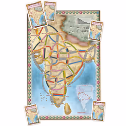 Days of Wonder Ticket to Ride India Jeu de société Basé sur les tuiles