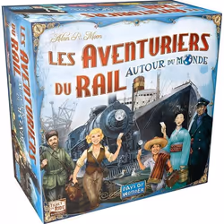 Jeu de société Asmodee Les Aventuriers du Rails Autour du Monde