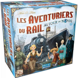 Jeu de société Asmodee Les Aventuriers du Rails Autour du Monde