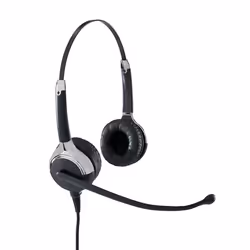 VXi UC ProSet 21V, Avec fil, Bureau/Centre d'appels, Casque, Noir