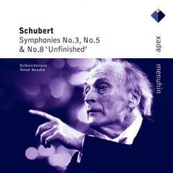 Warner Music Yehudi Menuhin - Schubert: Symphonies Nos. 3, 5 & 8 'Unfinished', CD Classique