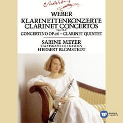 Warner Music Original Jackets - Weber: Clarinet Concertos 1 & 2 / Concertino in E flat / Clarinet Quintet, CD Classique