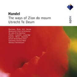 Warner Music John Eliot Gardiner - Händel: The Ways of Zion do Mourn & Te Deum, 'Utrecht', CD Classique