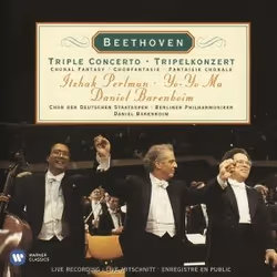 Warner Music Itzhak Perlman - Beethoven: Triple Concerto &amp; Choral Fantasy, CD, Classique, CD, Itzhak Perlman, Support phy ...