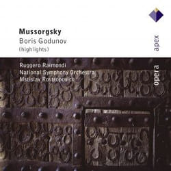 Warner Music Mstislav Rostropovich - Boris Godunov (Highlights), CD Classique