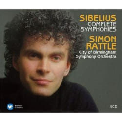 Warner Music Sir Simon Rattle - Sibelius: Complete Symphonies, 4CD CD Classique