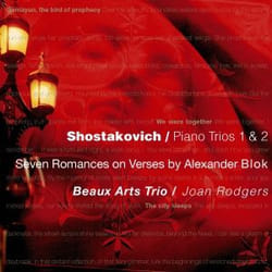 Warner Music Beaux Arts Trio - Shostakovich: Piano Trios 1 & 2, 7 Romances on Verses by Alexander Blok, CD Classique