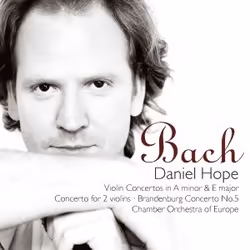 Warner Music Daniel Hope - Bach: Violin Concertos, CD, Classique, CD, Daniel Hope, Support physique, Adulte, 1 disques