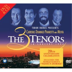 Warner Music Three Tenors - The 3 Tenors in Concert 1994, 2CD + DVD DVD/CD Classique