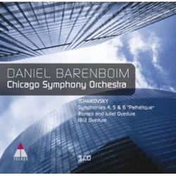 Warner Music Daniel Barenboim - Barenboim & Chicago Symphony Orchestra Vol.2: Tchaikovsky, 3CD CD Classique
