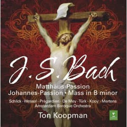 Warner Music Ton Koopman - Bach: St Matthew Passion, St John Passion, B Minor Mass, 7CD CD Classique