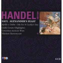 Warner Music Handel Edition - Handel Edition Vol. 7 - Saul; Alexander's Feast; Apollo e Dafne, 6CD CD Classique