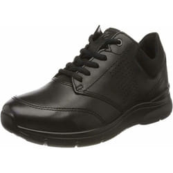 Baskets Homme - ECCO - Cuir Noir - Lacets - Confortables - Décontractées