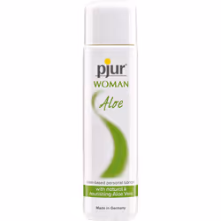 pjur Woman Aloe, Lubrifiant à base d'eau, 30 ml, Sex toy, Lubricant féminin spécial, Bouteille, 1 pièce(s)