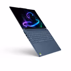 Lenovo Yoga 9 2-in-1 16N1X11 Copilot+ PC NVIDIA RTX Spark N1X Hybride (2-en-1) 40,6 cm (16") Écran tactile 2.8K 32 Go LPDDR5x-SDRAM 1 To SSD Wi-Fi 7 (802.11be) Windows 11 Home Bleu Français - Vue supplémentaire 4