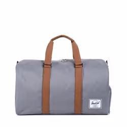 Herschel Novel, Sac de sport, Marron, Gris, Fermeture à glissière, 42,5 L, 52,1 cm, 27,9 cm