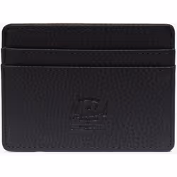 Herschel Charlie, Étui pour cartes, Noir, Cuir végan, Monochromatique, Poche, 4 cartes