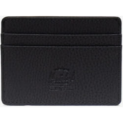 Herschel Charlie Étui pour cartes Noir Cuir végan