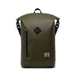 Herschel Roll Top sac à dos Sac à dos normal Vert Élastomère thermoplastique (TPE), Caoutchouc, Silicone