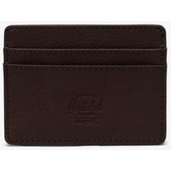 Herschel Charlie Étui pour cartes Marron Cuir végan